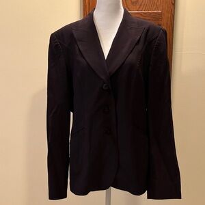Cambia Dark Purple Jacket with pockets- size 14